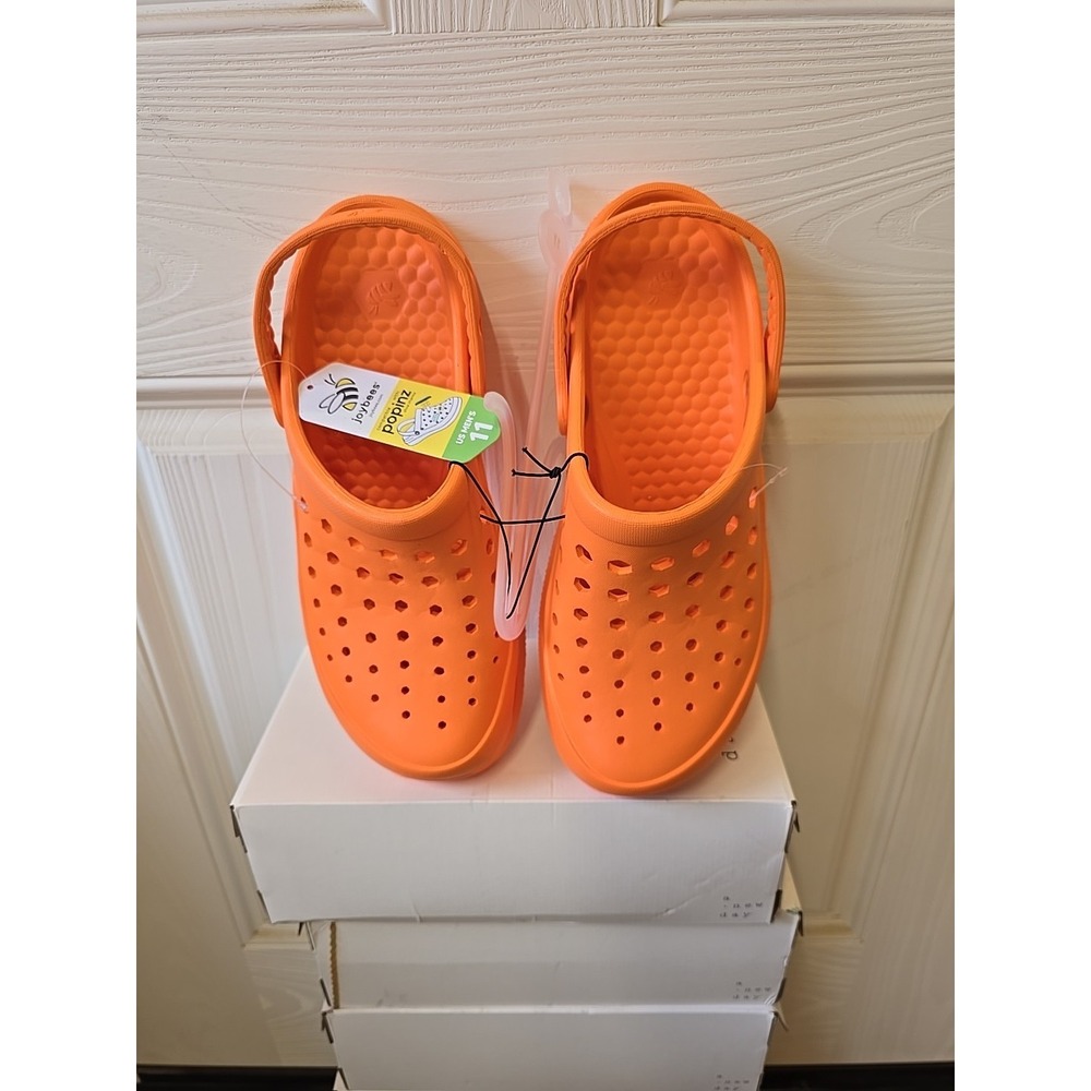 Joybees Men's Active Chance Clogs - Game Day Orange Size 11 NWT